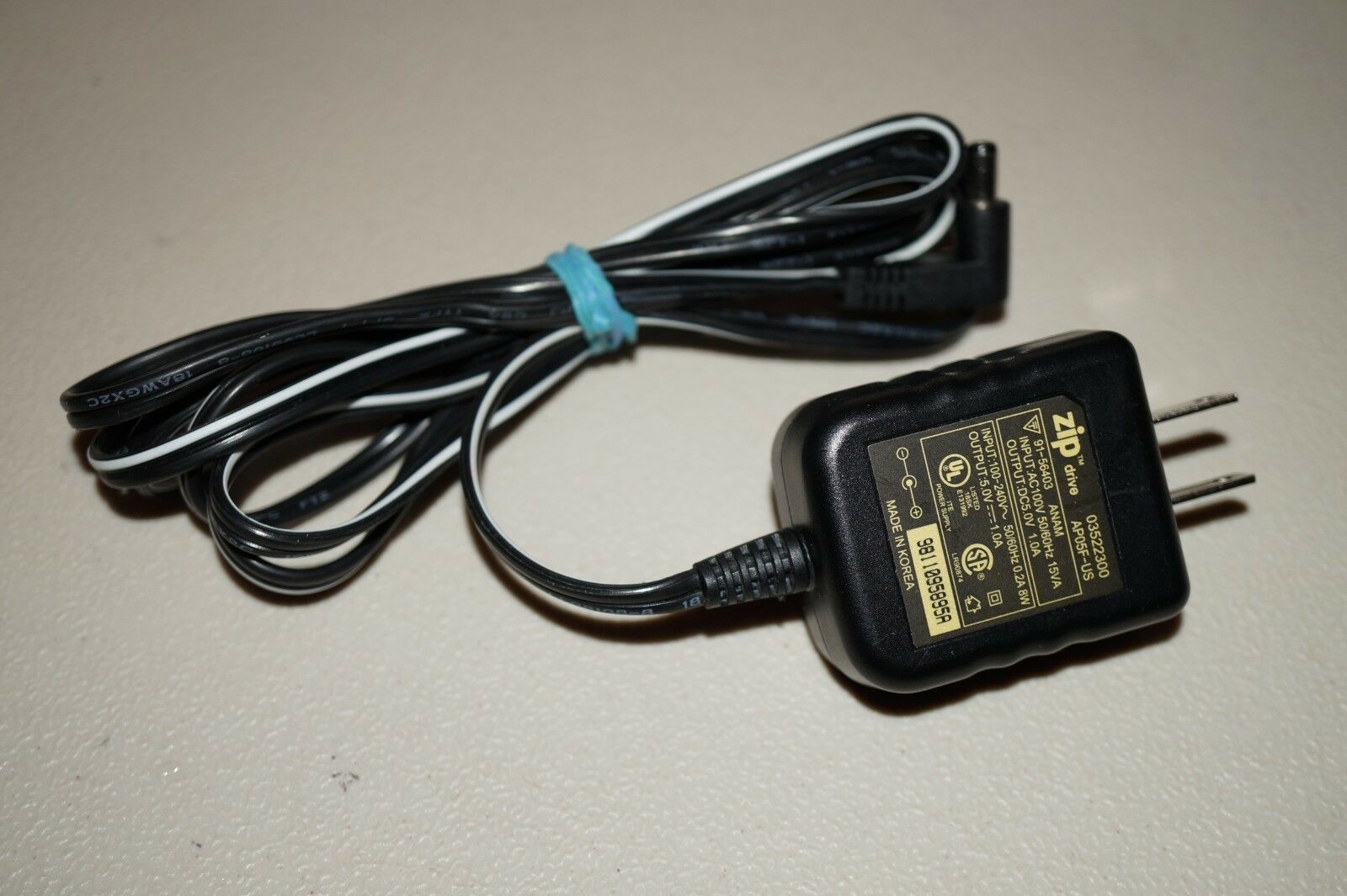 *Brand NEW*5.0V 1.0A Zip Drive 03522300 AP05F-US AC Adapter Power Supply - Click Image to Close